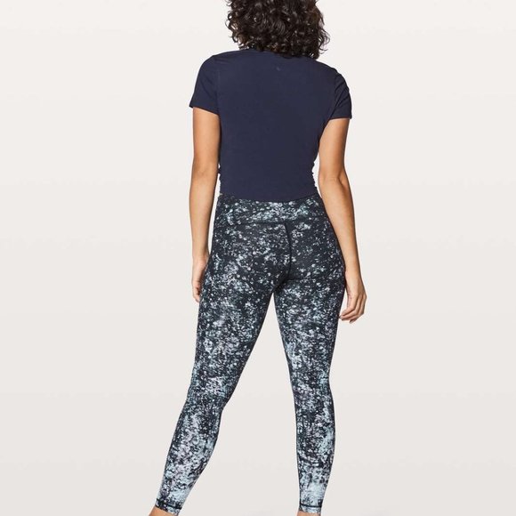lululemon athletica Pants - like new Wunder Under *28" Nulux Effervescence